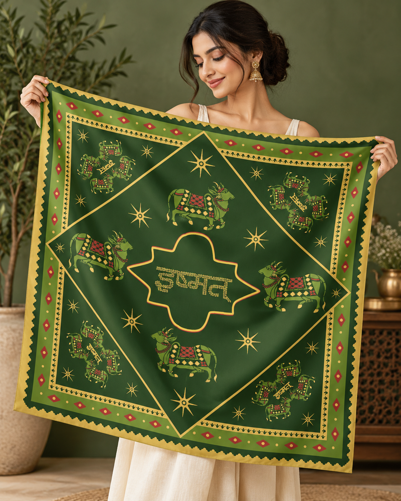 HERITAGE GREEN SCARF
