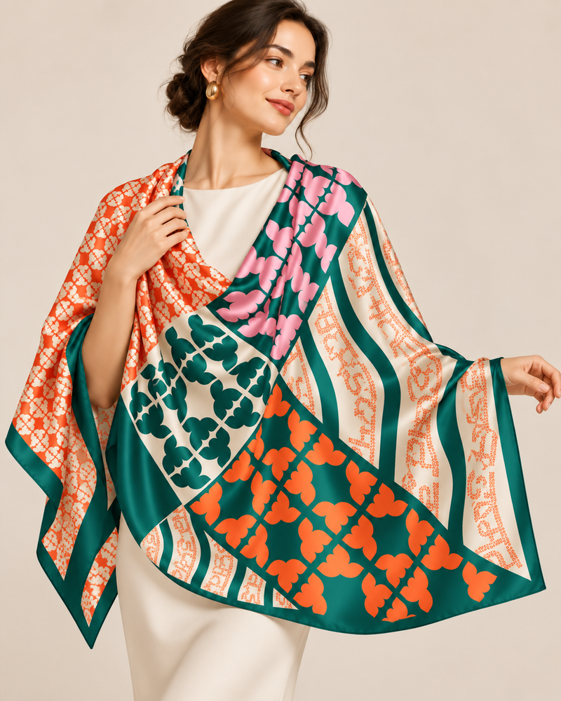 BOTANICAL PRINT SCARF